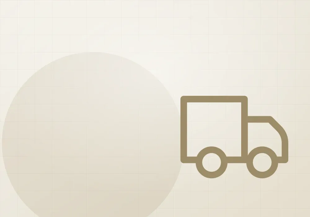A single furniture item loaded into a moving van