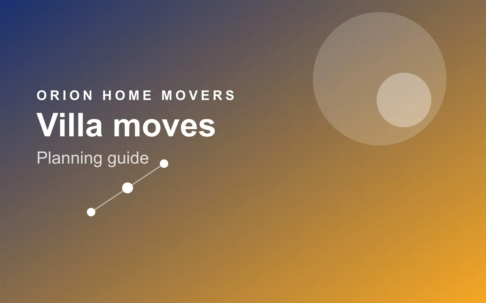 Planning a villa move in Dubai with Orion Home Movers